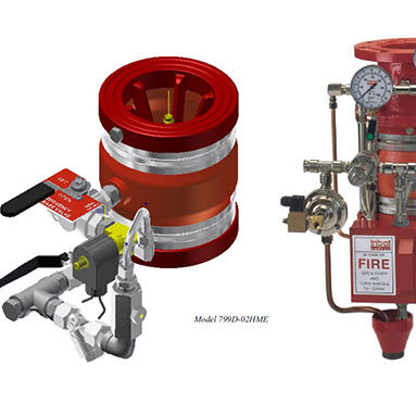 Poste incendie Deluge sous air préaction Inbal