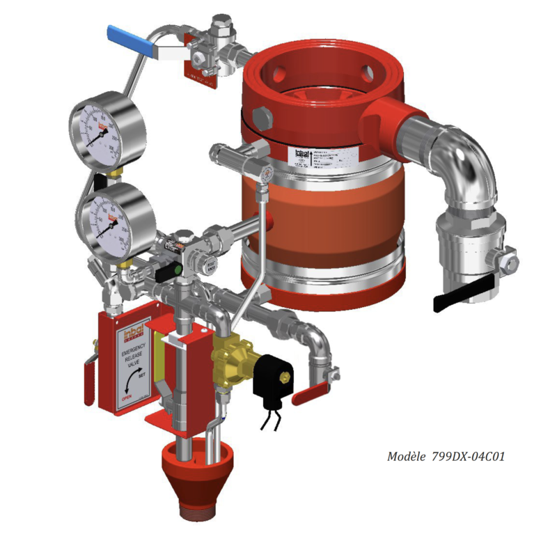 Poste déluge à déclenchement électrique Inbal 04C01