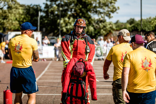 Entrainement à l'évacuation d'un blessé