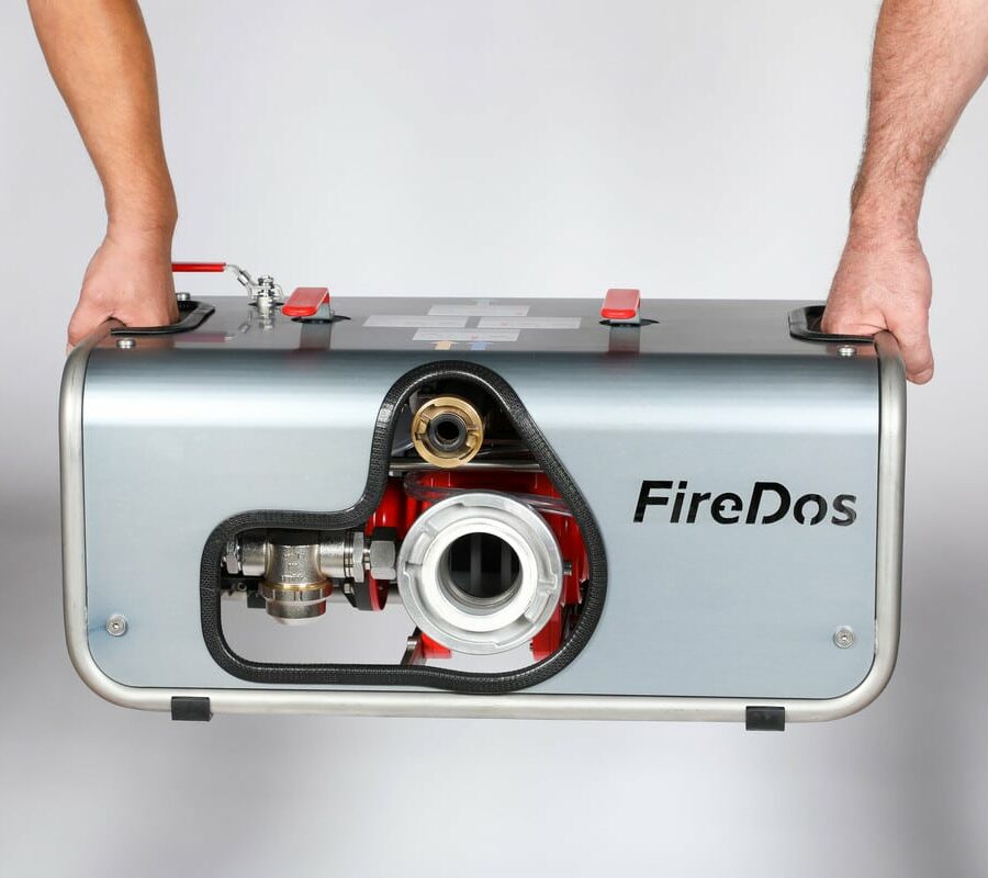 Système de dosage FireDos pour feu de forêt