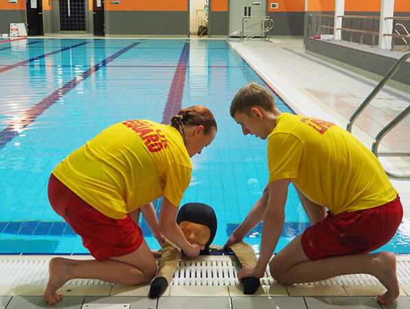 entrainement sortie victime piscine