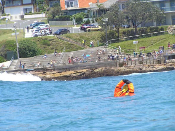 Mannequin d'entraînement au sauvetage d'un surfeur Hydrotop