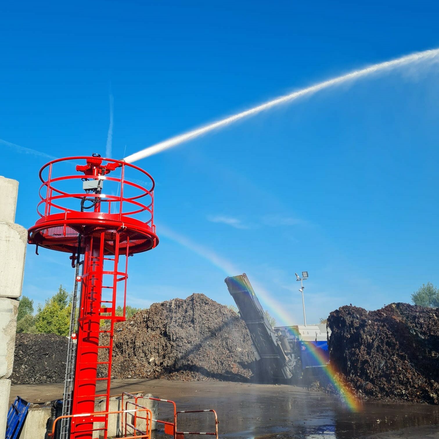 Vanne à régulation de pression Inbal pour canon incendie FireDos sur tour Hydrotop