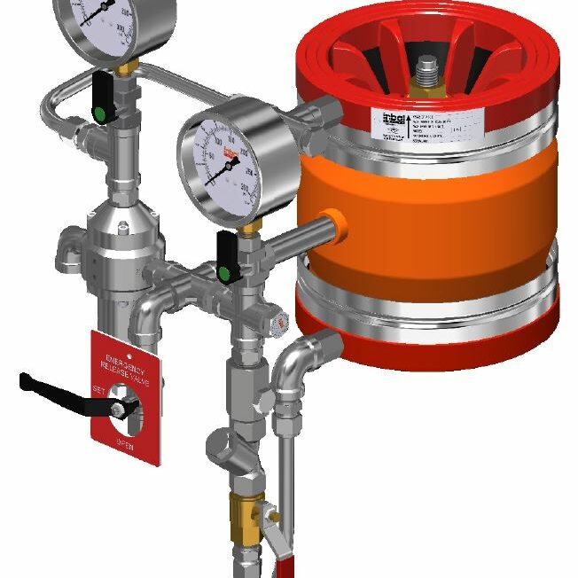 Vanne incendie inbal de regulation de pression avale 01R01 Hydrotop