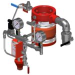 Hydrotop poste déluge électrique avec remise à zéro à distance Inbal