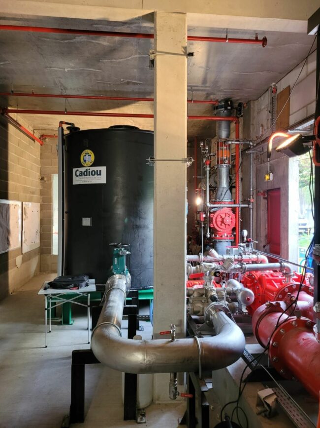 pompe doseuse incendie mécanique