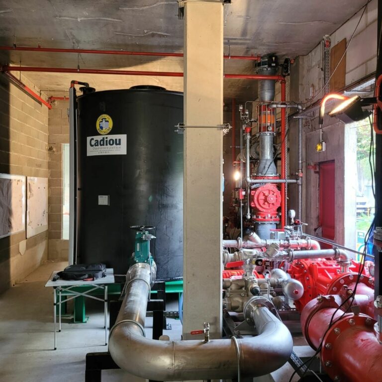 pompe doseuse incendie mécanique