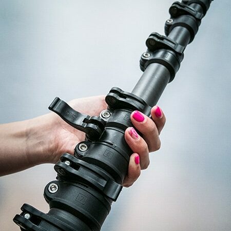 Perche de sauvetage télescopique