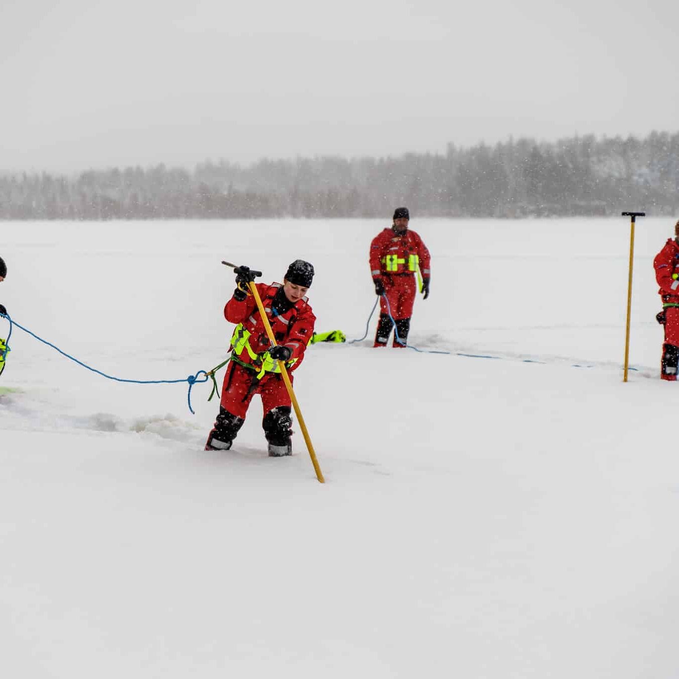 Canne de sondage Hydrotop sur glace